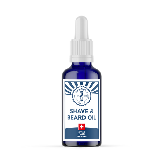 Shave & Beard Oil von Traditional Zürich — das Pre-Shave Oil vor der Nassrasur